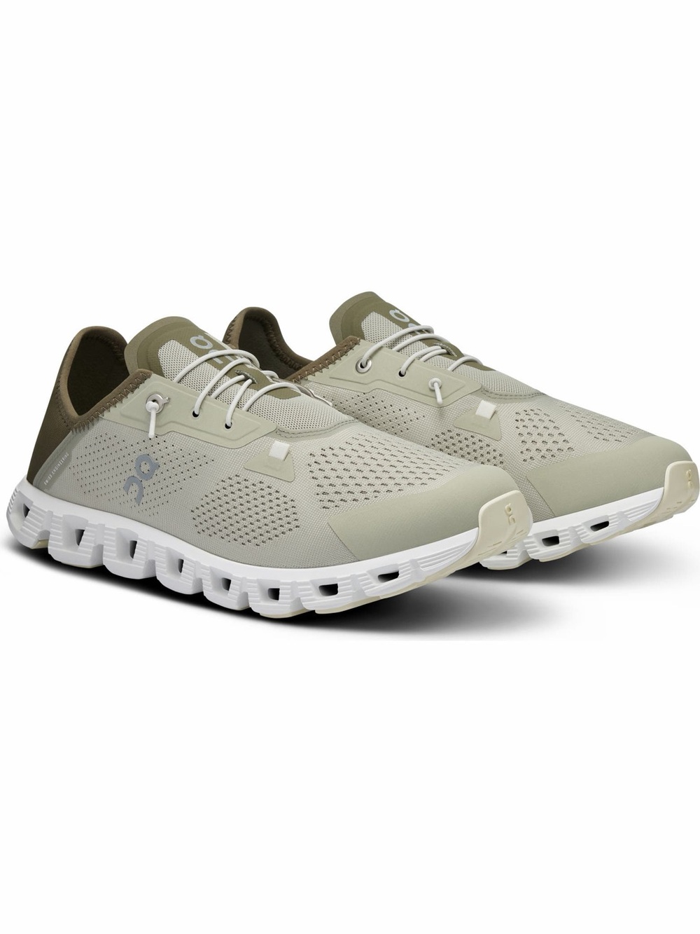 On Cloud 5 Coast Men’s Shoes Chalk Olive Size 11.5